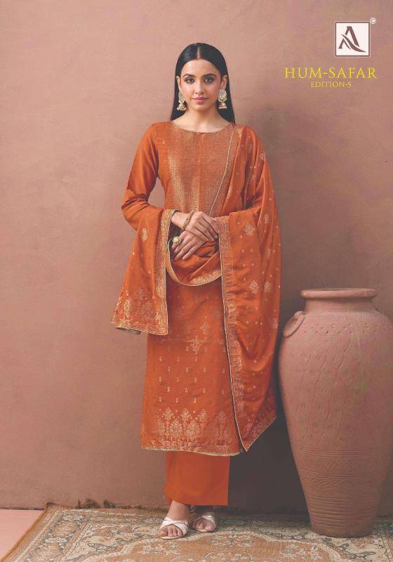 Alok suits humsafar edition 5 Wholesale dress materials market in Pune